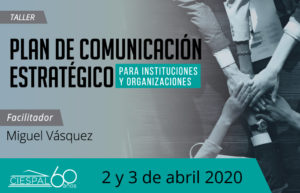 Taller Diseño del Plan de Comunicación Estratégico para instituciones y organizaciones