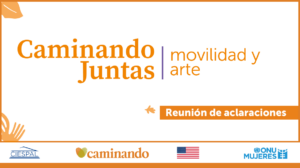 Reunión de aclaraciones CONVOCATORIA CAMINANDO JUNTAS | Movilidad y Arte @ zoom